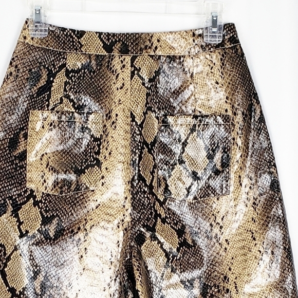PRETTYLITTLETHING snakeskin culotte pants - Picture 4 of 7